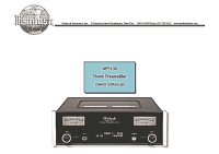 McIntosh MP-1100 - Owners manual 